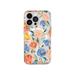 Evo Art – Apple iPhone 13 Pro Case MagSafe® Compatible – Peach Tulip