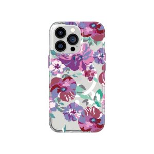 Evo Art – Apple iPhone 13 Pro Case MagSafe® Compatible – Purple Anemone