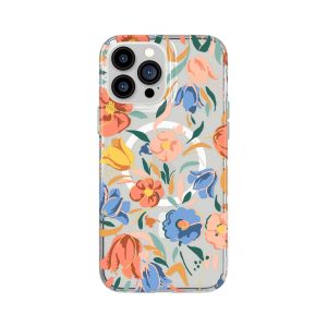 Evo Art – Apple iPhone 13 Pro Max Case MagSafe® Compatible – Peach Tulip