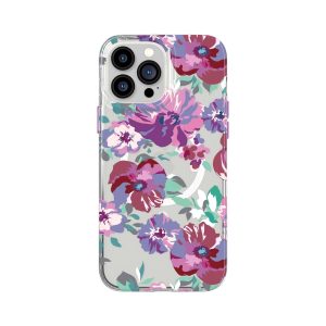 Evo Art – Apple iPhone 13 Pro Max Case MagSafe® Compatible – Purple Anemone