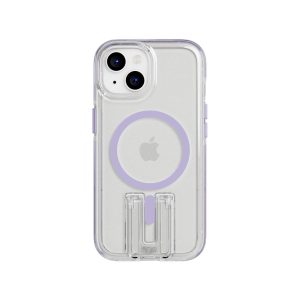 Evo Crystal Kick – Apple iPhone 15 Case MagSafe® Compatible – Lilac