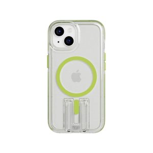 Evo Crystal Kick – Apple iPhone 15 Case MagSafe® Compatible – Lime