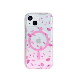 FlexQuartz Apple iPhone 15 Case MagSafe® Compatible – Cherry Blossom