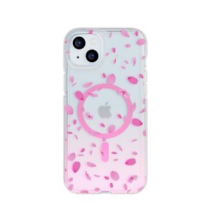 FlexQuartz Apple iPhone 15 plus Case MagSafe® Compatible – Cherry Blossom