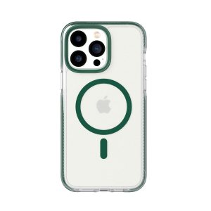 Evo Crystal – Apple iPhone 14 Pro Max Case MagSafe® Compatible – Moss Green